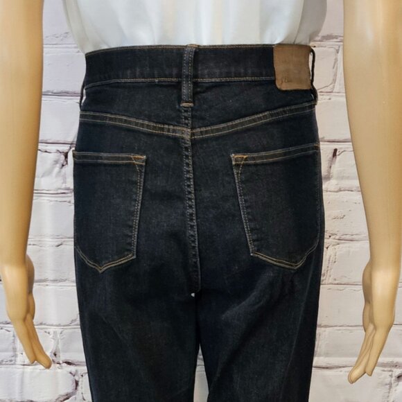 J. CREW - Lookout high rise skinny dark wash blue jeans - Picture 10 of 11